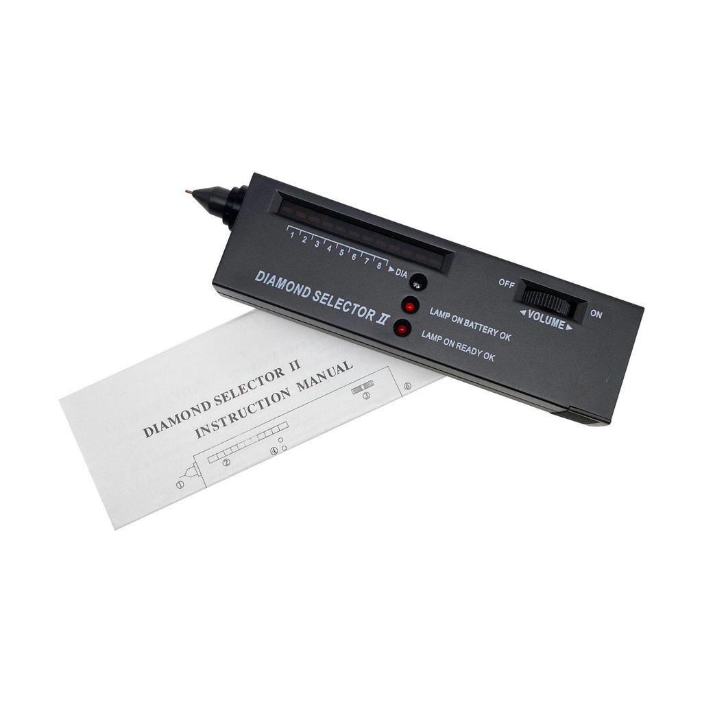 ของแท้ เครื่องตรวจเพชร ตรวจเพชร ตรวจพลอย ของแท้ แม่นยำ ราคาประหยัด (แถมถ่านพร้อมใช้งาน)เครื่องตรวจเพชร แยกเพชรแท้