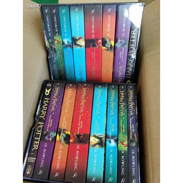 Harry Potter 8-Book Set ,English Novels by J.K. Rowling | แฮร์รี่ พอตเตอร์ ครบชุด 8 เล่ม นิยายภาษาอังกฤษ ราคา ถูกที่สุด ดีลบีเคเค แกลเลอรีภาพที่ 2