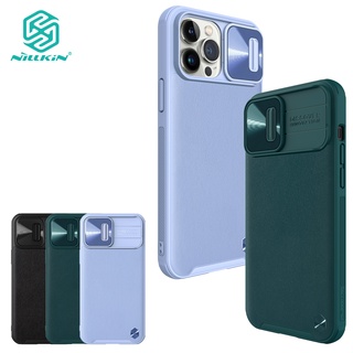 Nillkin Camshield เคสหนัง พร้อมสไลด์ป้องกันกล้อง เพื่อความเป็นส่วนตัว สําหรับ Iphone 13 Pro