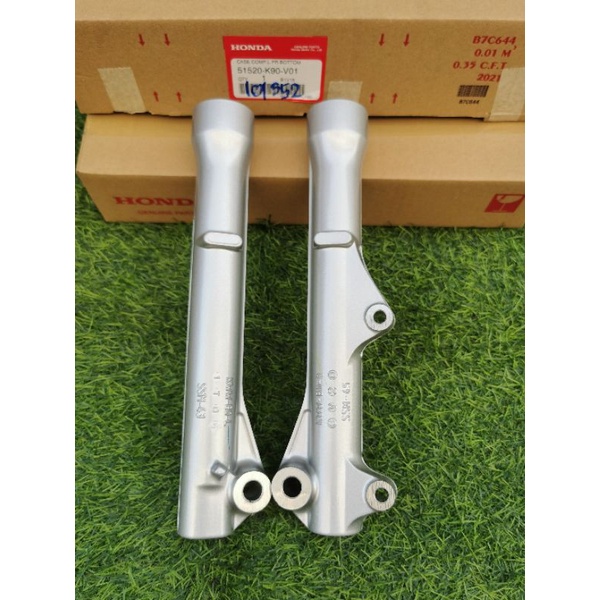 กระบอกโช๊คหน้าเวฟ110i​2019.LED-2021.รุ่นมีดิสเบรค​ สีบรอนแท้เบิกศูนย์Hondaได้1คู่​ 51520-K90-V01 - รูปที่ 5