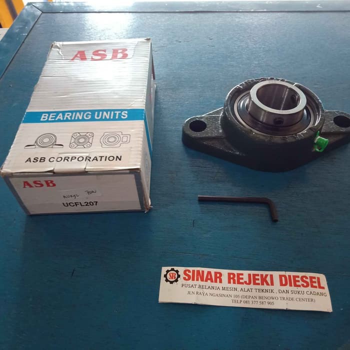 หมอนแบริ่งบล็อก Laher Laker UCFL 207 As 35 mm ASB