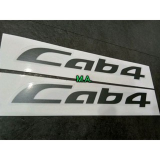 สติ๊กเกอร์ cab4ปี12-19 มีสีอ่อนและสีเข้มได้1คู่