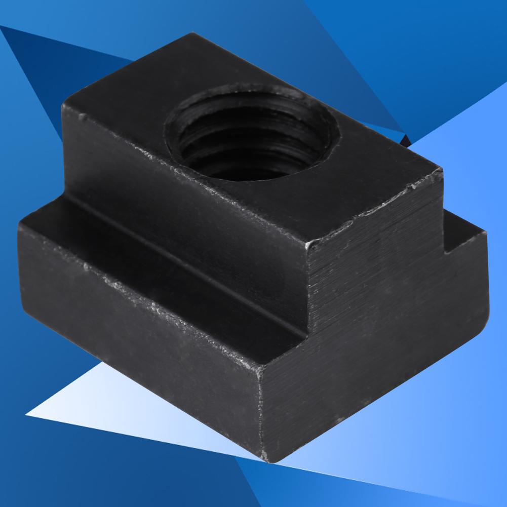 Xguli 5x สีดำออกไซด์ T Slot Nuts M12 หัวข้อพอดีกับ T-slots ในตารางเครื่องมือเครื่อง