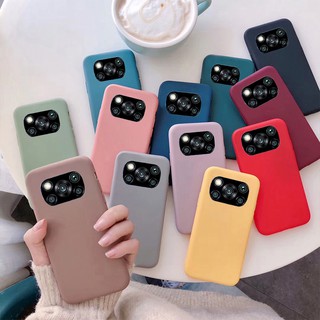 เคสโทรศัพท์ซิลิโคน Tpu สําหรับ Xiaomi Poco X3 Nfc Poco M3 Case