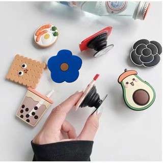 ป๊อปซ็อกเก็ต ลายการ์ตูน 3D สำหรับวางโทรศัพท์มือถือ Popsocket