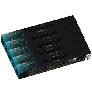 Nespresso Indonesia Intense Ground Coffee Capsule เนสเพรสโซ อินโดนีเซีย แคปซูล กาแฟคั่วบด 50 Capsules