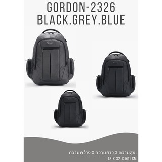 V2WORLD กระเป๋าเป้รุ่น Gordon 2326  (BLACK,NAVY,GREY)