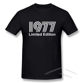 1977 Limited Edition เสื้อยืดแขนสั้น คอกลม ผ้าฝ้าย สไตล์ฮิปฮอป วินเทจ สําหรับผู้ชายS-5XL