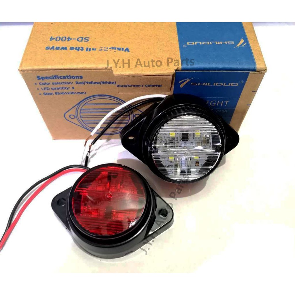 Shiliduo ไฟ Led SD-4004 โคมไฟด้านข้างสําหรับรถบรรทุกรถพ่วงรถบัส 12v-30v