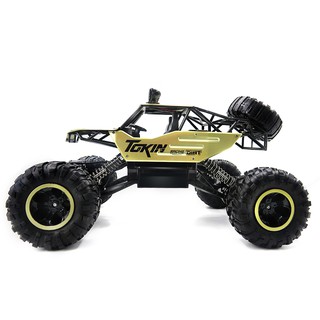 รถบังคับวิทยุ Rock Crawler RC Buggy ตัวถังอัลลอย ตัวรถขนาดใหญ่ อัตราส่วน 1/12 ใช้คลื่น 2.4 G - Flytec 6026_สีทอง