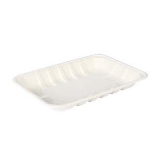 ถาดชานอ้อยอเนกประสงค์ 9x6" (แพ็ค50ใบ) ซีล T039 Multipurpose bagasse tray 9x6 "(50 pack) seal T039