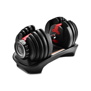 [มีโค้ดลด] ดัมเบลปรับน้ำหนัก 1 คู่ Toughman รุ่น 552 (Black/Red) พร้อมคู่มือการใช้งาน + ขาตั้งดัมเบล