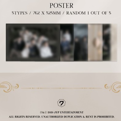 [พร้อมส่ง] GOT7 - DYE [POSTER]