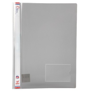 แฟ้มเจาะพลาสติก A4 สีเทา โรบิน 5212/Robin Gray Plastic A4 File 5212