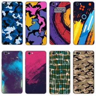 vivo y67 v5 v5s x50 Camouflage Pattern Soft Silicone TPU Casing phone Cases Cover Anti-Shock DIY Custom