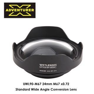 X-adventurer Explorer UWL90-M67 M52 เลนส์มุมกว้าง กันน้ํา สําหรับกล้องดําน้ํา