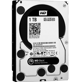 HARDDISK 3.5"  WD 1TB BLACK 7200RPM SATA3 (WD1003FZEX) (รับประกัน5ปี)