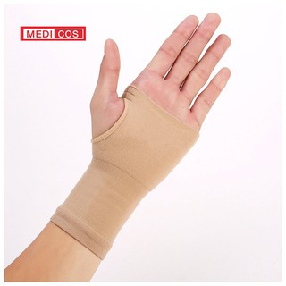 (แพคคู่) ปลอกรัดข้อมือ  แก้ข้อเคล็ด กระชับ ลดอาการเมื่อยมือ   Medicos แรงดัน 20-30 mmHg (H1)