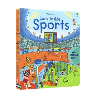 หนังสือ Usborne ภาษาอังกฤษ look inside Sports(ETY)