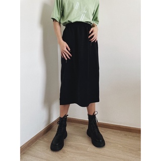 กระโปรง sizonation Soft Skirt : Black