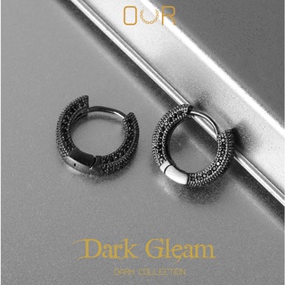 Our XX Dark Glister ต่างหูเจาะ วัสดุไทเทเนียมเกรดเครื่องมือแพทย์