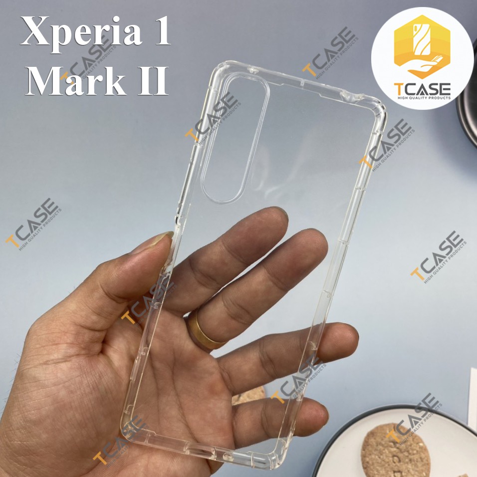 Sony Xperia 1,peria 1 Mark II, Xperia 10 Mark II, Xperia 5 Mark IV Case - เคสพลาสติกใสป ้ องกันการตกระดับพรีเมียม