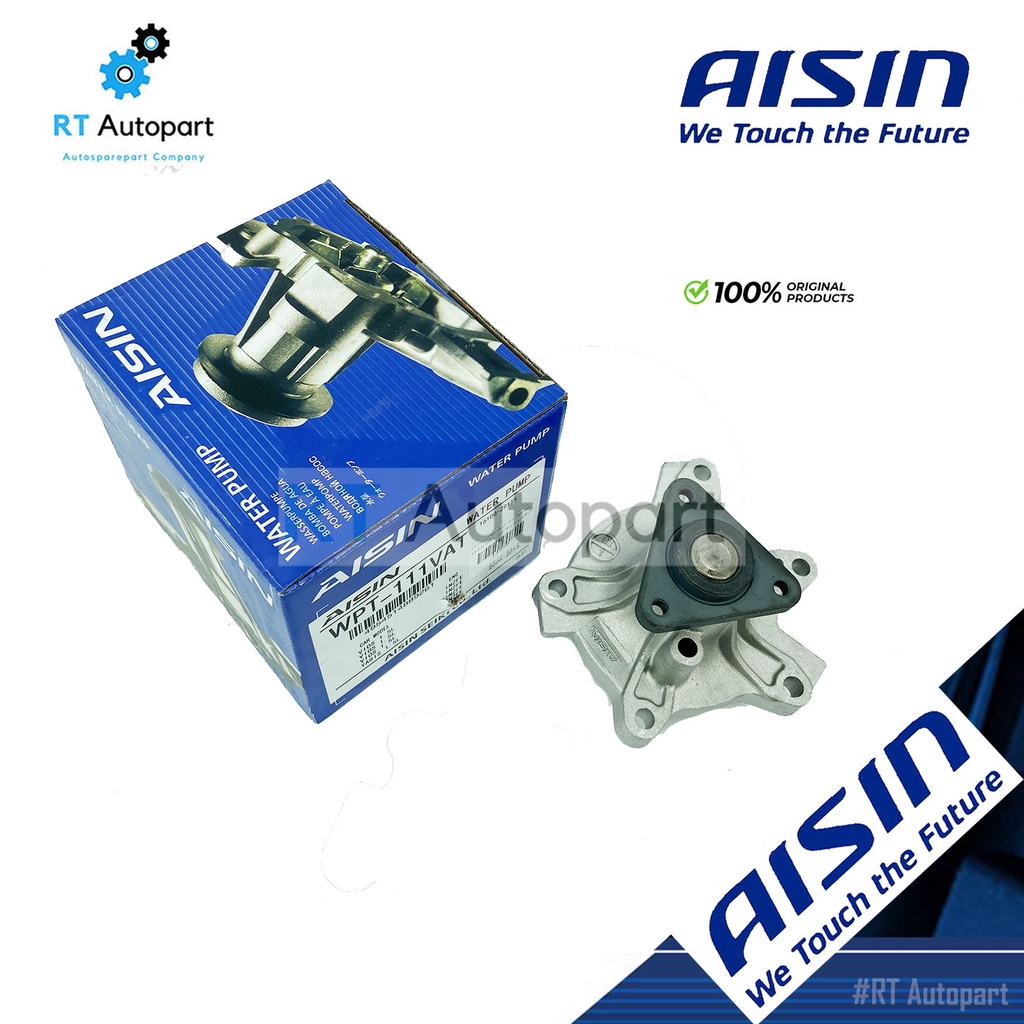 Aisin ปั๊มน้ำ Toyota Vios NCP41 ปี01-07 Vios NCP93 Yaris NCP91 ปี05-13 1NZ / ปั้มน้ำ / WPT111VAT
