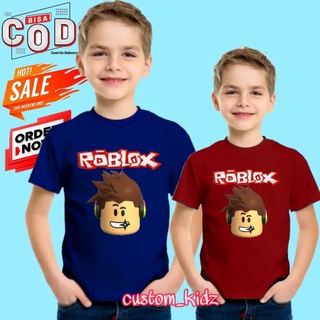 เสื้อยืด พิมพ์ลาย Roblox สําหรับเด็กผู้ชาย