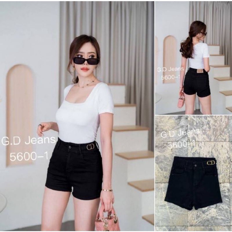 กางเกงยีนส์ขาสั้นป้ายG.D.jeans