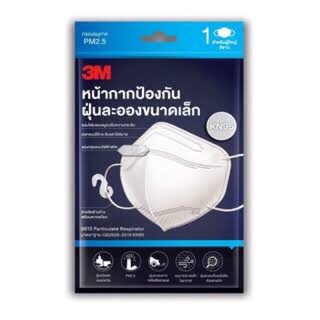 3M หน้ากากป้องกันฝุ่นขนาดเล็ก กรองอนุภาค PM 2.5 รุ่น 9513 KN95 (1 ชิ้น)