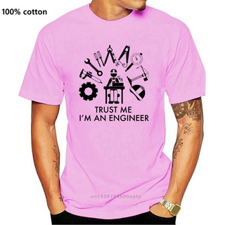 เสื้อยืดคอกลม ผ้าฝ้าย พิมพ์ลาย Trust Me Im An Engineering ของขวัญวิศวกรรม สําหรับผู้ชาย ONbklb39OEnbbe08Size S-5XL