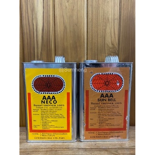 ทินเนอร์ ทินเนอร์AAA ทินเนอร์ผสมสีน้ำมัน และล้างแปรง รุ่น2กก ยี่ห้อNeco ทินเนอร์แมงมุม