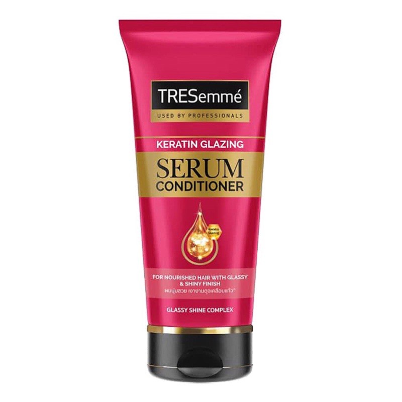 Tresemme Keratin Glazing Serum Conditioner 300 ml เทรซาเม่ เคราติน เกลสซิ่ง เซรั่ม คอนดิชันเนอร์ 300