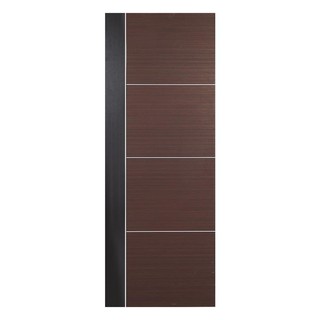 ประตูภายใน ประตูภายในHDF ECO-DOOR PL5 80x200 ซม. สีโอ๊ค ประตู วงกบ ประตู หน้าต่าง HDF DOOR ECO-DOOR PL5 80X200CM OAK