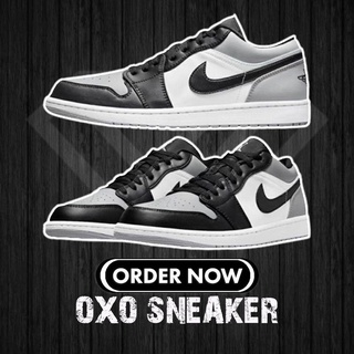 NIKE AIR JORDAN 1 LOW SHADOW TOE GREY AJ1 AJ Black Grey