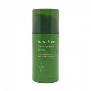 Innisfree Green Tea Seed Serum 30 ml. เซรั่มจากใบชาเขียวขายดีอันดับ 1 สูตรใหม่ ชุ่มชื้นขึ้น 3 เท่า