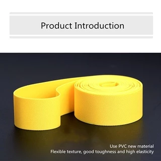 RISK เทปรองขอบล้อจักรยาน แถบใส่ขอบล้อกันยางในรั่ว Liner Tube Protector PVC Rim Tape สำหรับ700C 26 27.5 29นิ้ว แพค 2 ชิ้น