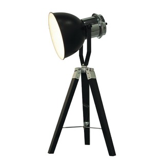  โคมไฟตั้งโต๊ะ (E27x1) รุ่น 8008-48 ขนาด 31 x 31 x 66 ซม. สีดำ Table Lamp (E27x1) Model 8008-48 Size 31 x 31 x 66 CM. Bl