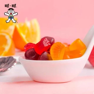 wangwang ว่างๆ เยลลี่ รสผลไม้ 20g/ซอง QQ ออฟฟิศขนมว่าง ขนมว่าง (เมื่ออากาศเกิน35องศาจะกลายเป็นแถบqq)旺旺QQ糖