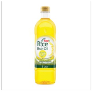 คิงน้ำมันรำข้าวชนิดโอรีซานอลสูง 1ลิตร KING RICE BRAN OIL ORYZANOL 1 L.