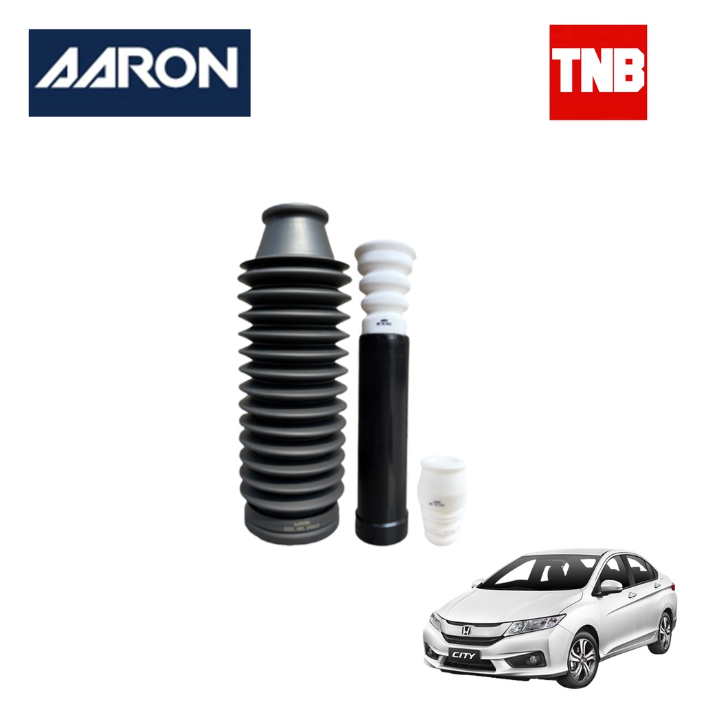 AARON ยางกันกระแทก ยางกันฝุ่นโช้คอัพ รถ HONDA JAZZ ฮอนด้า แจ๊ส (GK) / HONDA CITY ฮอนด้า ซิตี้ แจ๊ส ปี 2014 – 2019