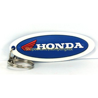 HONDA  พวงกุญแจ ยาง เท่ๆ  ห้อยกระเป๋า  รถมอเตอร์ไซค์ รถยนต์ สเก็ตบอร์ด ตบแต่ง พร้อมส่ง KCO65