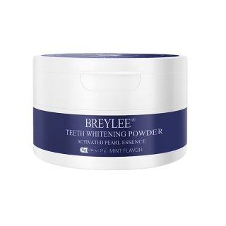 BREYLEE FDA Teeth Whitening Powder ฟอกฟันขาวผง ฟันขาวไว ขาวถาวร ไม่เสียวฟัน ระงับกลิ่นปาก ป้องกันเหงือกอักเสบ