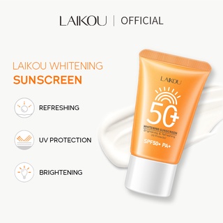 Laikou โลชั่นกันแดดป้องกันรังสียูวี Spf50 + ไวท์เทนนิ่งกันแดดกันน้ํา 30 กรัม.