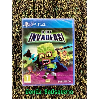 แผ่นเกม ps4 มือหนึ่ง / 8 - Bit Invaders! / zone 2