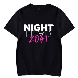 เสื้อยืด พิมพ์ลายอนิเมะ Night Head แฟชั่นฤดูร้อน สําหรับผู้ชายS-5XL