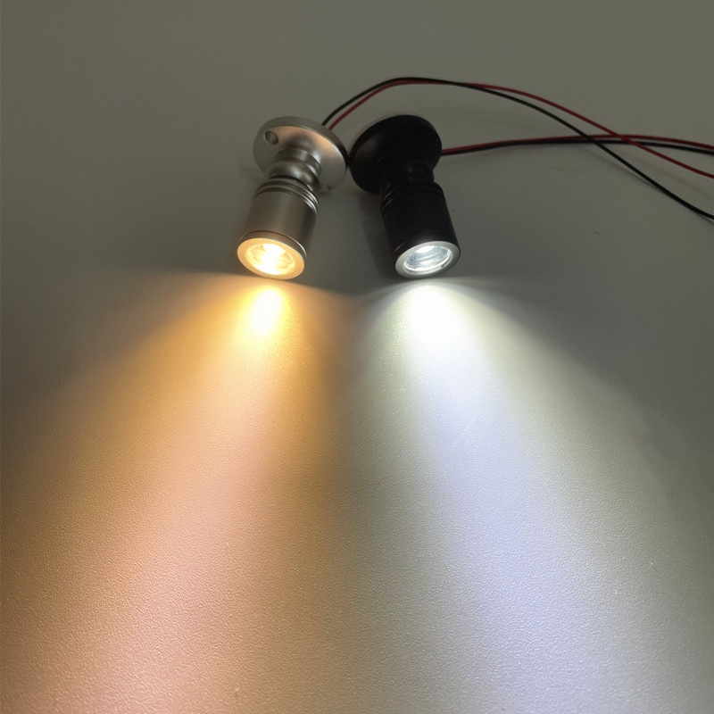 Mini LED Spotlight 3W 12V ตู้โชว์ Jewerly Light Display DC5V เพดานตู้บันได Star Spot โคมไฟ