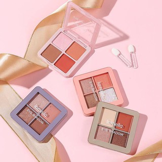 lameila-5086-อายแชโดว์ Mini Block Shadow Palette พาเลท  Lameila ลาไมล่า ทาตา แต่งตา เกาหลี ประกายมุก ชิมเมอร์ 4 สี