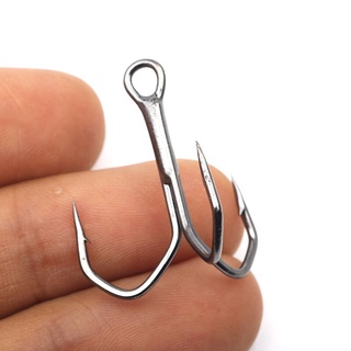 ตะขอเหล็กคาร์บอนสําหรับตกปลา V019 10 ชิ้น / กล่องไซส์ 2/4/6/…