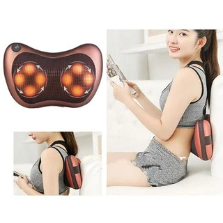 ( หมอนนวด )พร้อมส่งในไทย ส่งเร็ว ส่งด่วน หมอนนวดไฟฟ้า เครื่องนวดพกพา เบาะนวดไฟฟ้า